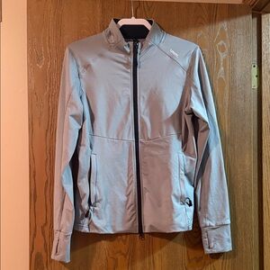 UNRL Women's Light Gray Utility Zip Jacket
